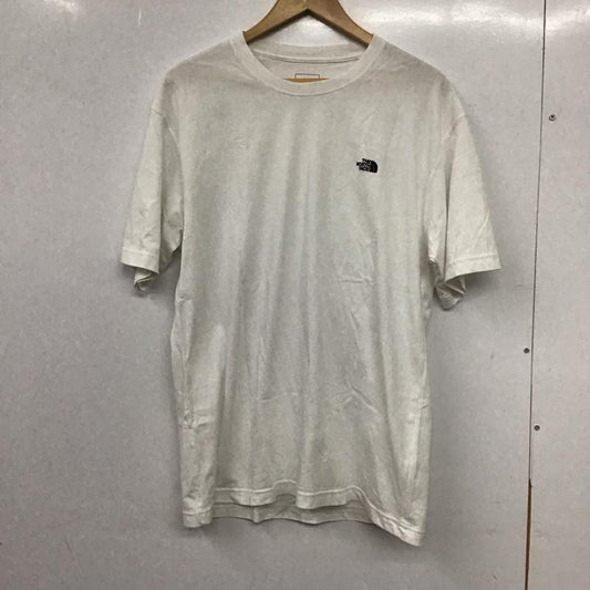 ザノースフェイス THE NORTH FACE Tシャツ 半袖 nt32536 半袖カットソー プリントTシャツ L ロゴ、文字 白 / ホワイト / white メンズ USED 古着 中古 10155371