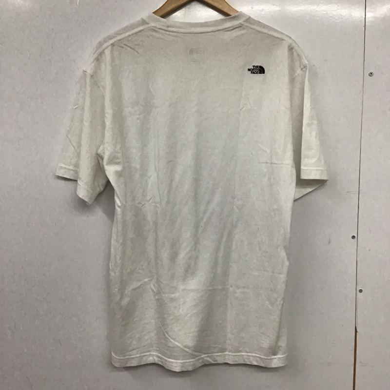 ザノースフェイス THE NORTH FACE Tシャツ 半袖 nt32536 半袖カットソー プリントTシャツ L ロゴ、文字 白 / ホワイト / white メンズ USED 古着 中古 10155371