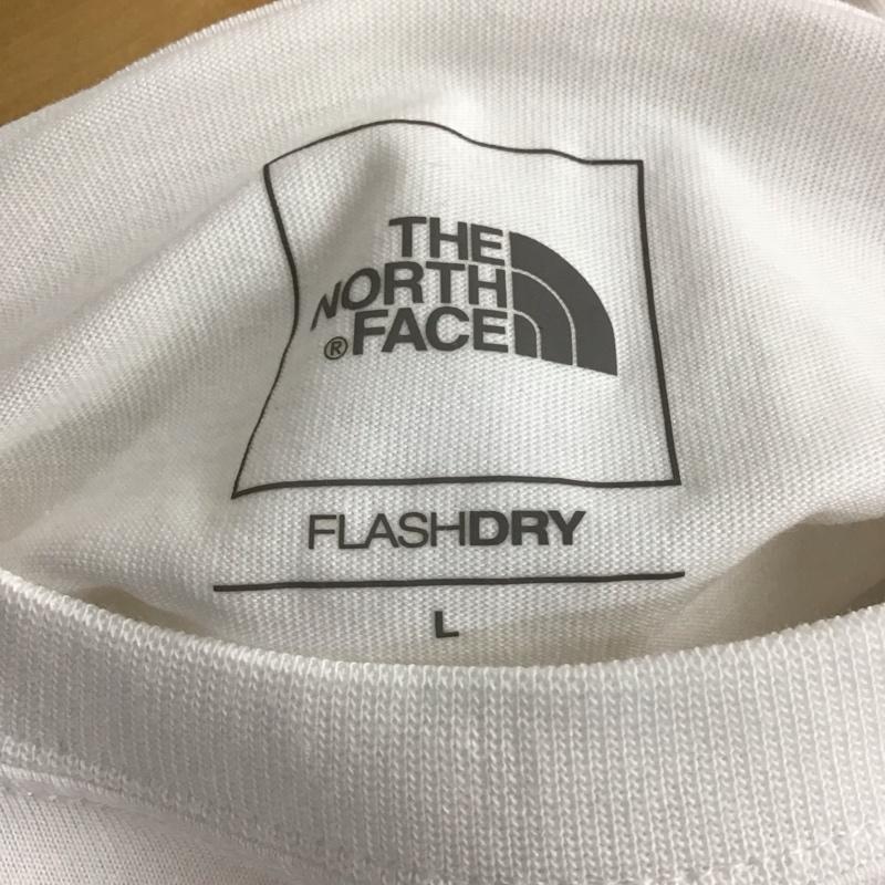 ザノースフェイス THE NORTH FACE Tシャツ 半袖 nt32536 半袖カットソー プリントTシャツ L ロゴ、文字 白 / ホワイト / white メンズ USED 古着 中古 10155371