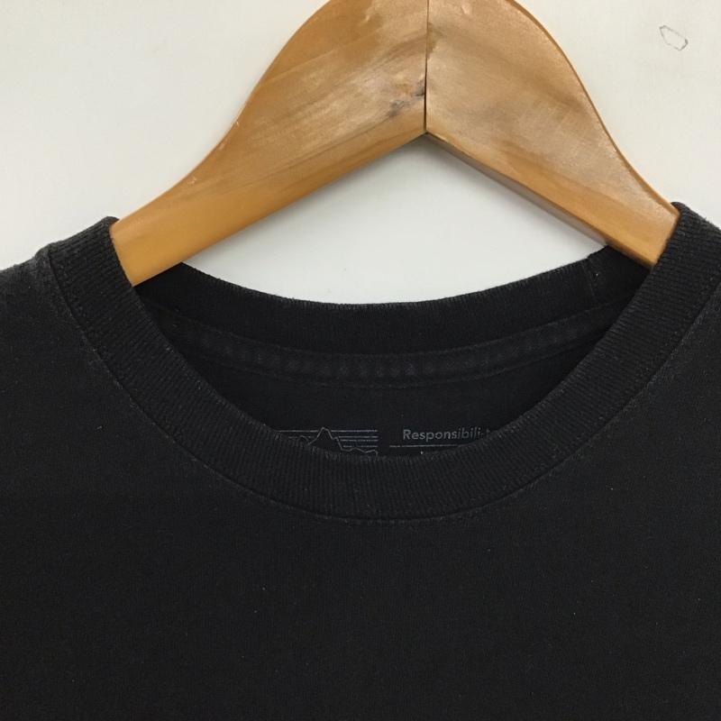 パタゴニア patagonia Tシャツ 半袖 半袖カットソー プリントTシャツ クルーネックカットソー S ロゴ、文字 ダークグレー / ダークグレー / メンズ USED 古着 中古 10155372
