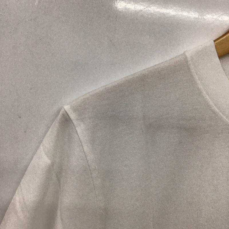 ユニクロ UNIQLO Tシャツ 半袖 半袖カットソー プリントTシャツ クルーネックカットソー M プリント 白 / ホワイト / white メンズ USED 古着 中古 10155373