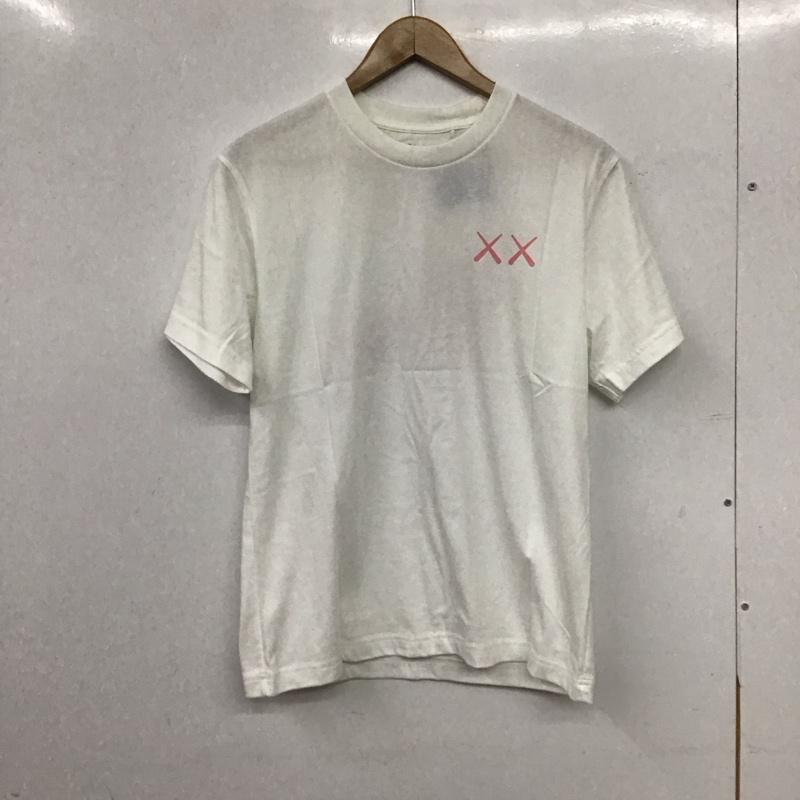 ユニクロ UNIQLO Tシャツ 半袖 半袖カットソー プリントTシャツ クルーネックカットソー S プリント 白 / ホワイト / white メンズ USED 古着 中古 10155374