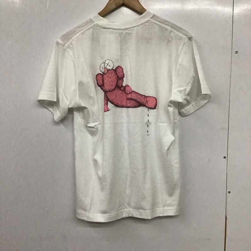 ユニクロ UNIQLO Tシャツ 半袖 半袖カットソー プリントTシャツ クルーネックカットソー S プリント 白 / ホワイト / white メンズ USED 古着 中古 10155374