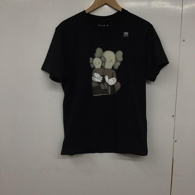 ユニクロ UNIQLO Tシャツ 半袖 半袖カットソー プリントTシャツ クルーネックカットソー S プリント 黒 / ブラック / black メンズ USED 古着 中古 10155375