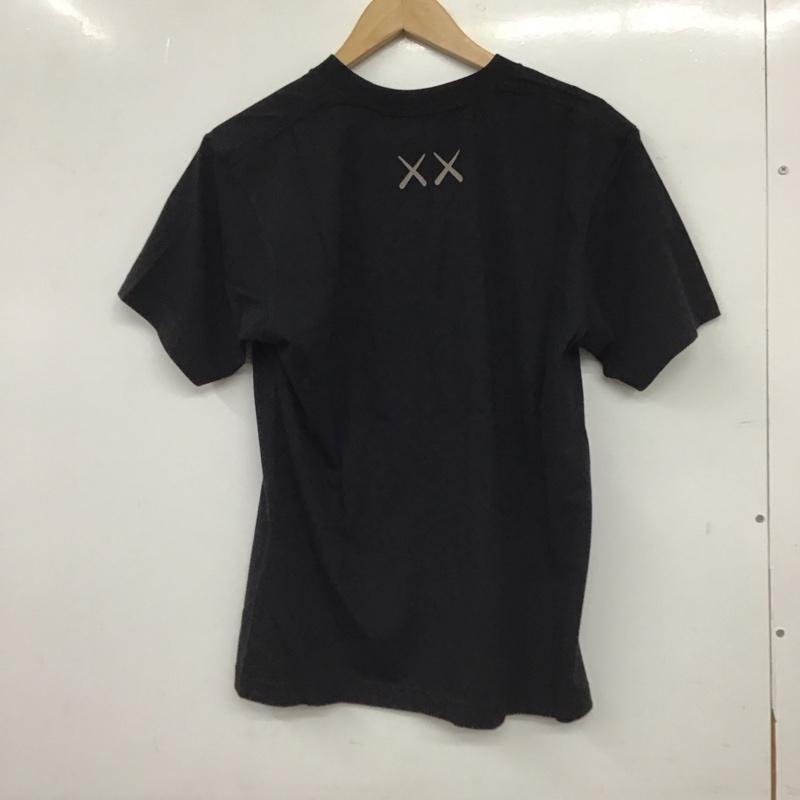 ユニクロ UNIQLO Tシャツ 半袖 半袖カットソー プリントTシャツ クルーネックカットソー S プリント 黒 / ブラック / black メンズ USED 古着 中古 10155375