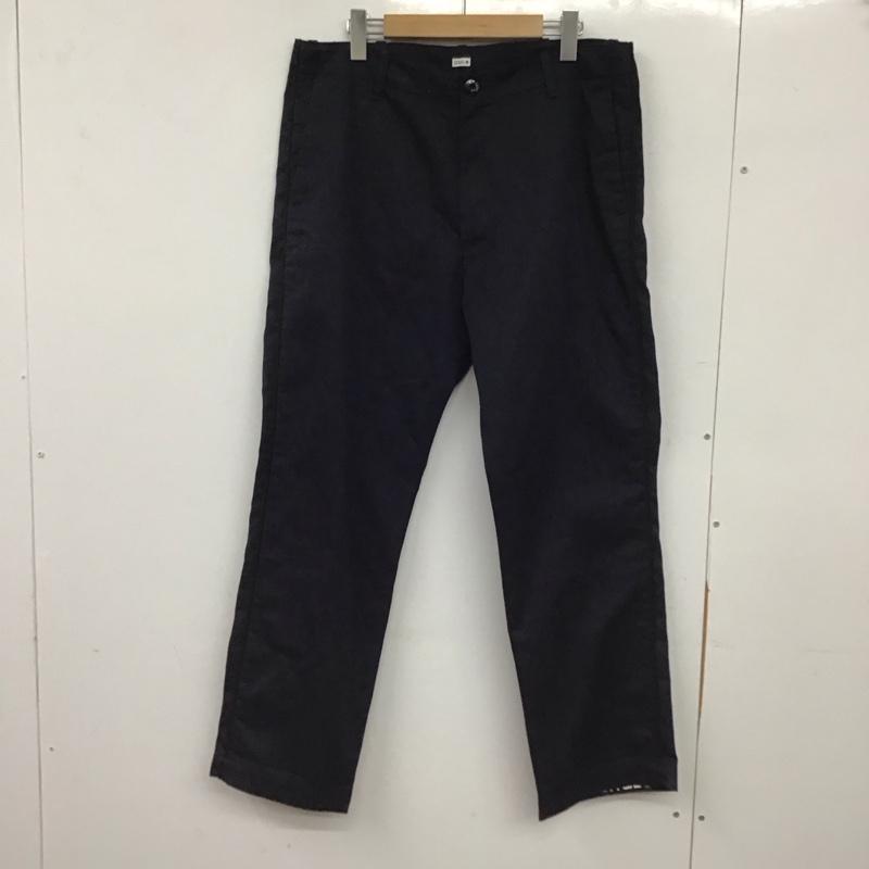 シークエル SEQUEL パンツ ワークパンツ、ペインターパンツ ワークパンツ ワイドパンツ カジュアルパンツ L ロゴ、文字 紺 / ネイビー / navy メンズ USED 古着 中古 10155377