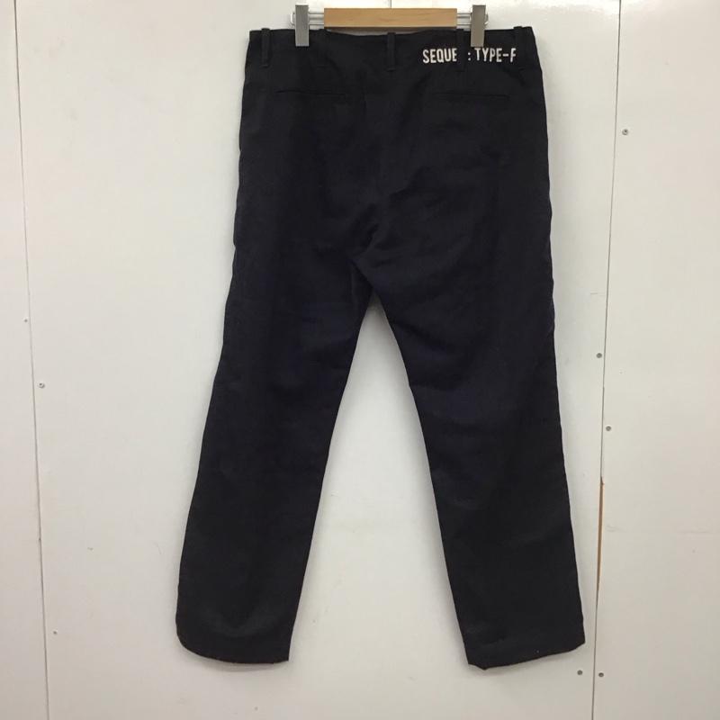 シークエル SEQUEL パンツ ワークパンツ、ペインターパンツ ワークパンツ ワイドパンツ カジュアルパンツ L ロゴ、文字 紺 / ネイビー / navy メンズ USED 古着 中古 10155377