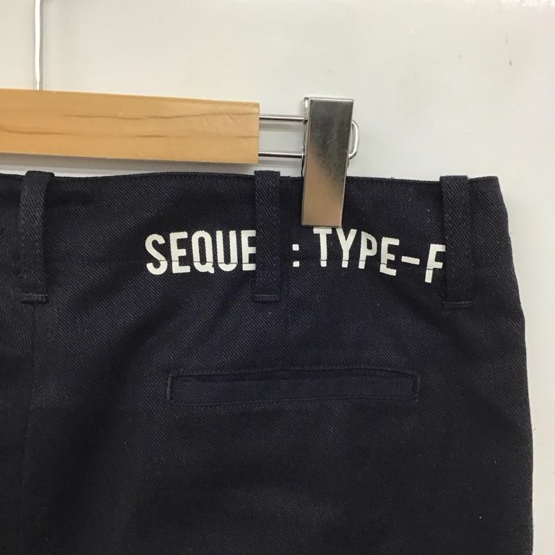 シークエル SEQUEL パンツ ワークパンツ、ペインターパンツ ワークパンツ ワイドパンツ カジュアルパンツ L ロゴ、文字 紺 / ネイビー / navy メンズ USED 古着 中古 10155377