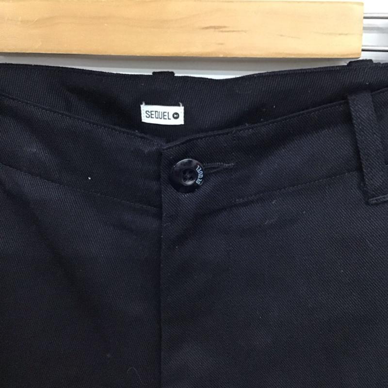 シークエル SEQUEL パンツ ワークパンツ、ペインターパンツ ワークパンツ ワイドパンツ カジュアルパンツ L ロゴ、文字 紺 / ネイビー / navy メンズ USED 古着 中古 10155377