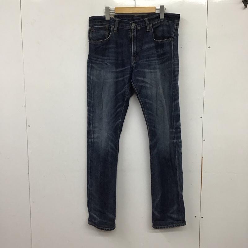 ポロラルフローレン POLO RALPH LAUREN パンツ デニム、ジーンズ デニムパンツ スリムパンツ カジュアルパンツ 32インチ 無地 インディゴ / インディゴ / Indigo メンズ USED 古着 中古 10155378