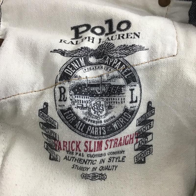 ポロラルフローレン POLO RALPH LAUREN パンツ デニム、ジーンズ デニムパンツ スリムパンツ カジュアルパンツ 32インチ 無地 インディゴ / インディゴ / Indigo メンズ USED 古着 中古 10155378