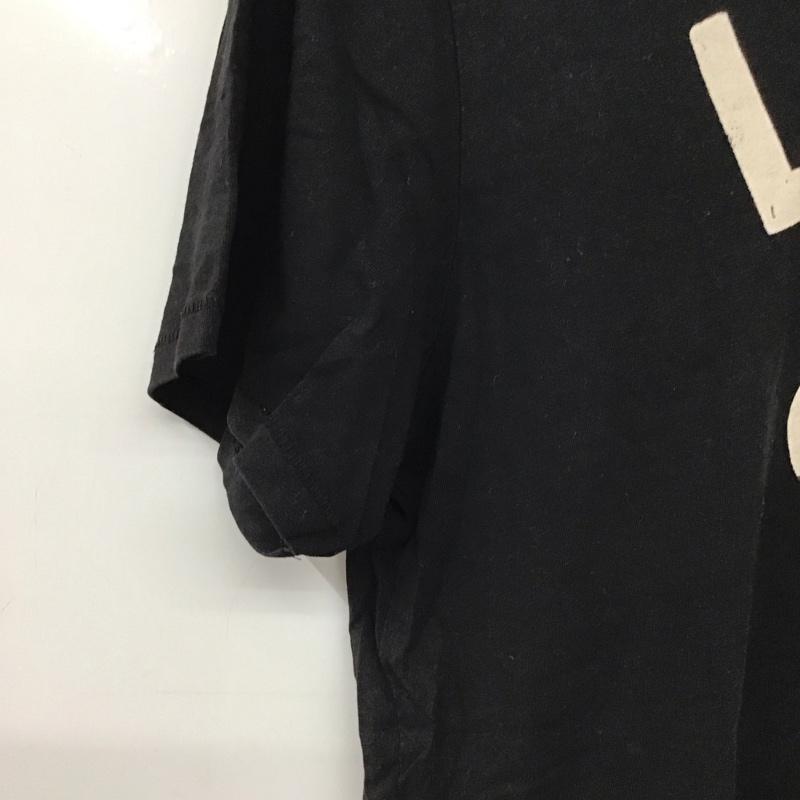 リーバイス Levi s Tシャツ 半袖 半袖カットソー プリントTシャツ クルーネックカットソー M プリント 黒 / ブラック / black メンズ USED 古着 中古 10155379