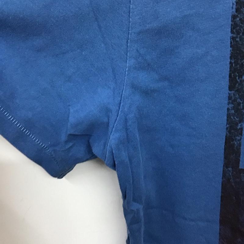 リーバイス Levi s Tシャツ 半袖 半袖カットソー プリントTシャツ クルーネックカットソー M ロゴ、文字 青 / ブルー / blue メンズ USED 古着 中古 10155380
