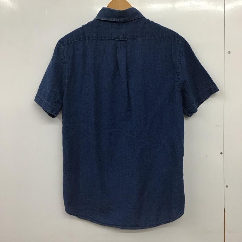 ラルフローレン RALPHLAUREN シャツ、ブラウス 半袖 半袖シャツ 無地シャツ ボタンダウンシャツ S ロゴ、文字 インディゴ / インディゴ / Indigo メンズ USED 古着 中古 10155382