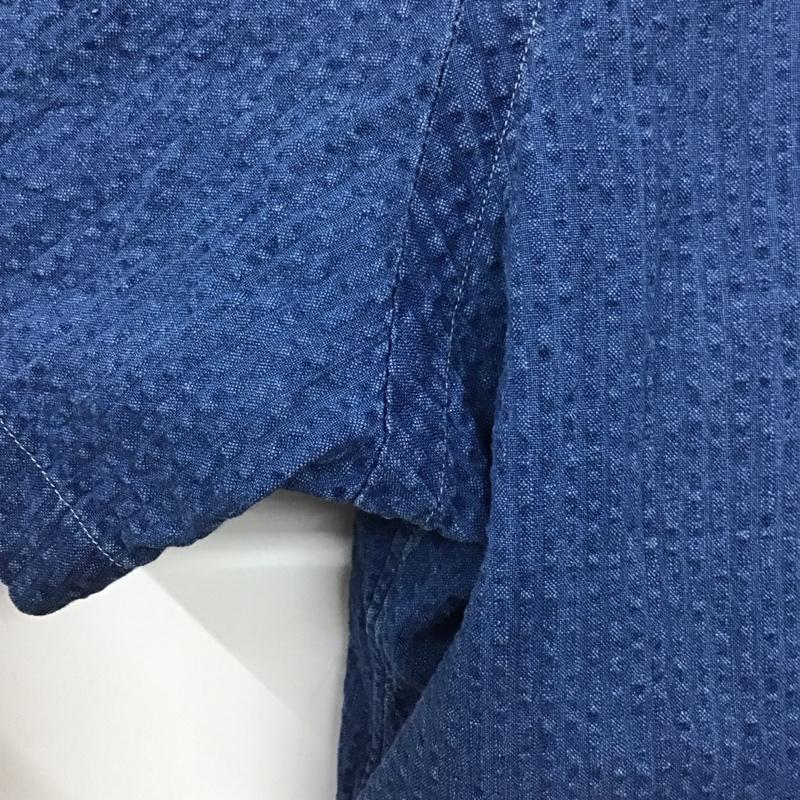 ラルフローレン RALPHLAUREN シャツ、ブラウス 半袖 半袖シャツ 無地シャツ ボタンダウンシャツ S ロゴ、文字 インディゴ / インディゴ / Indigo メンズ USED 古着 中古 10155382