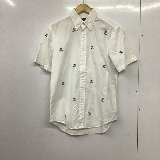 ラルフローレン RALPHLAUREN シャツ、ブラウス 半袖 半袖シャツ 刺繍シャツ ポケットシャツ S 刺繍 白 / ホワイト / white メンズ USED 古着 中古 10155383