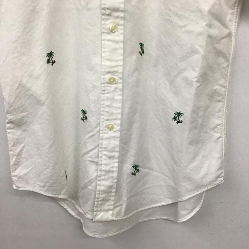 ラルフローレン RALPHLAUREN シャツ、ブラウス 半袖 半袖シャツ 刺繍シャツ ポケットシャツ S 刺繍 白 / ホワイト / white メンズ USED 古着 中古 10155383