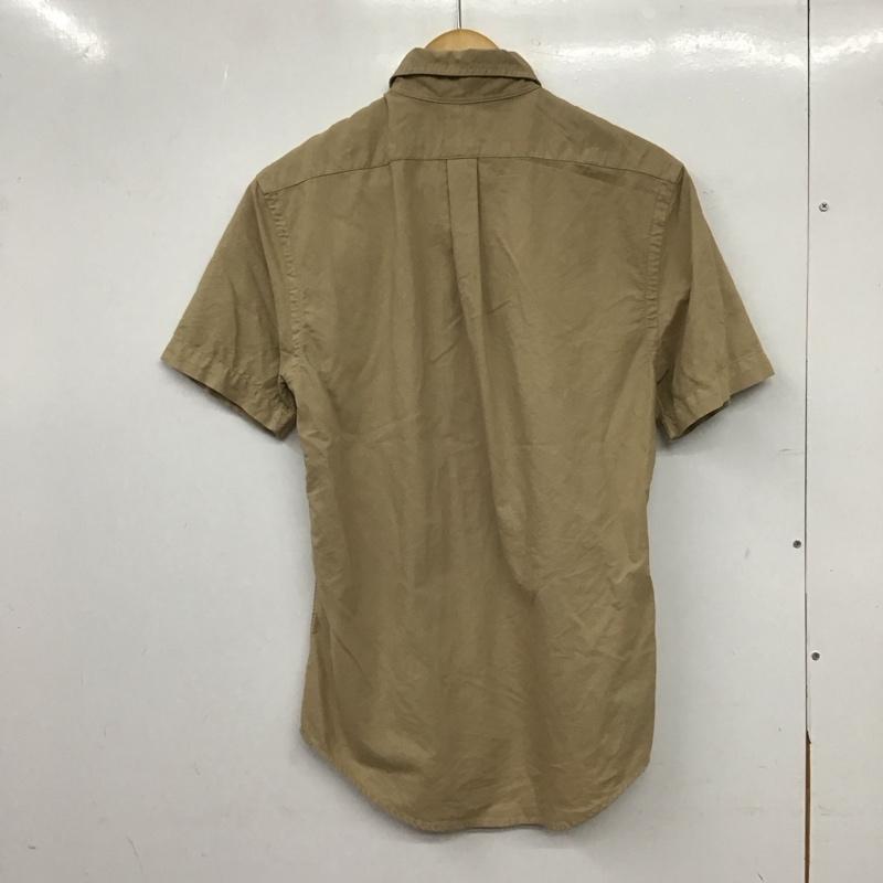 ラルフローレン RALPHLAUREN シャツ、ブラウス 半袖 半袖シャツ 無地シャツ ボタンダウンシャツ S ロゴ、文字 ベージュ / ベージュ / beige メンズ USED 古着 中古 10155384