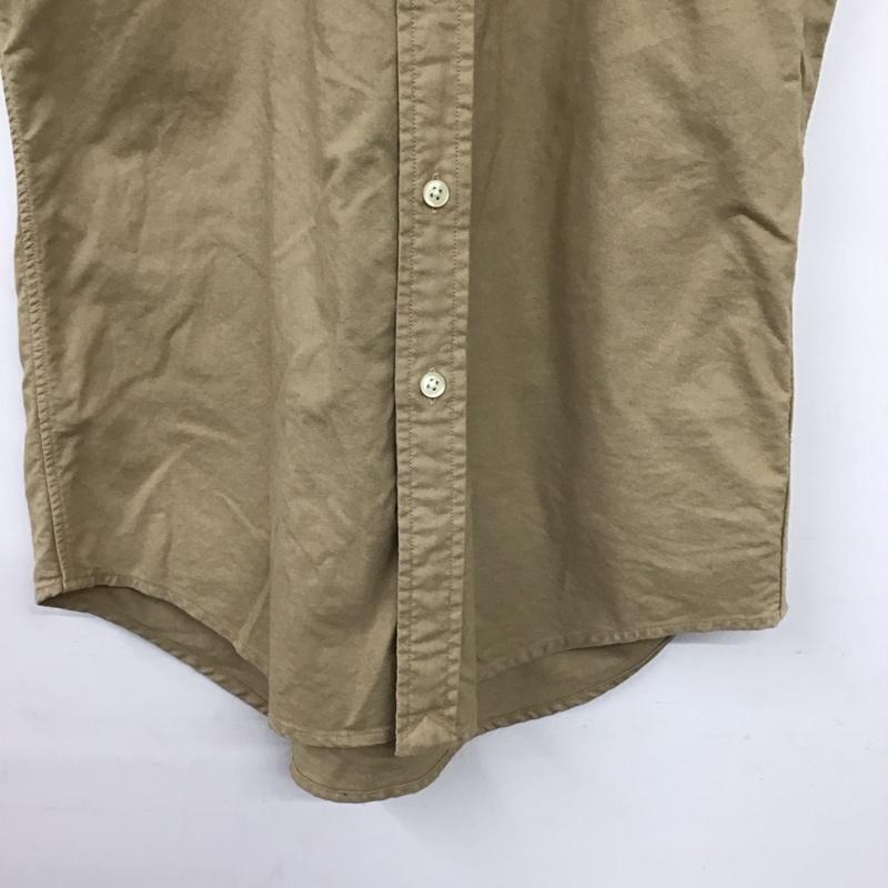 ラルフローレン RALPHLAUREN シャツ、ブラウス 半袖 半袖シャツ 無地シャツ ボタンダウンシャツ S ロゴ、文字 ベージュ / ベージュ / beige メンズ USED 古着 中古 10155384