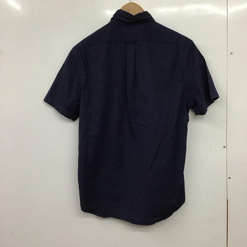 ラルフローレン RALPHLAUREN シャツ、ブラウス 半袖 半袖シャツ 無地シャツ S ロゴ、文字 紺 / ネイビー / navy メンズ USED 古着 中古 10155385