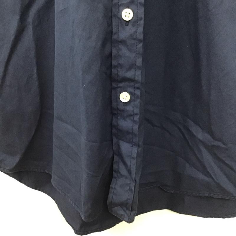 ラルフローレン RALPHLAUREN シャツ、ブラウス 半袖 半袖シャツ 無地シャツ S ロゴ、文字 紺 / ネイビー / navy メンズ USED 古着 中古 10155385