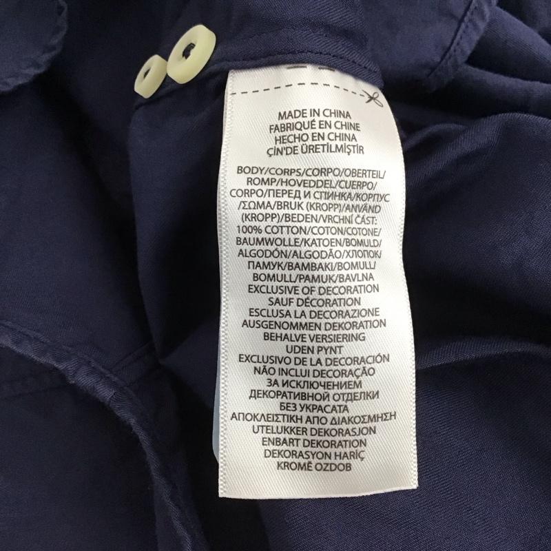 ラルフローレン RALPHLAUREN シャツ、ブラウス 半袖 半袖シャツ 無地シャツ S ロゴ、文字 紺 / ネイビー / navy メンズ USED 古着 中古 10155385