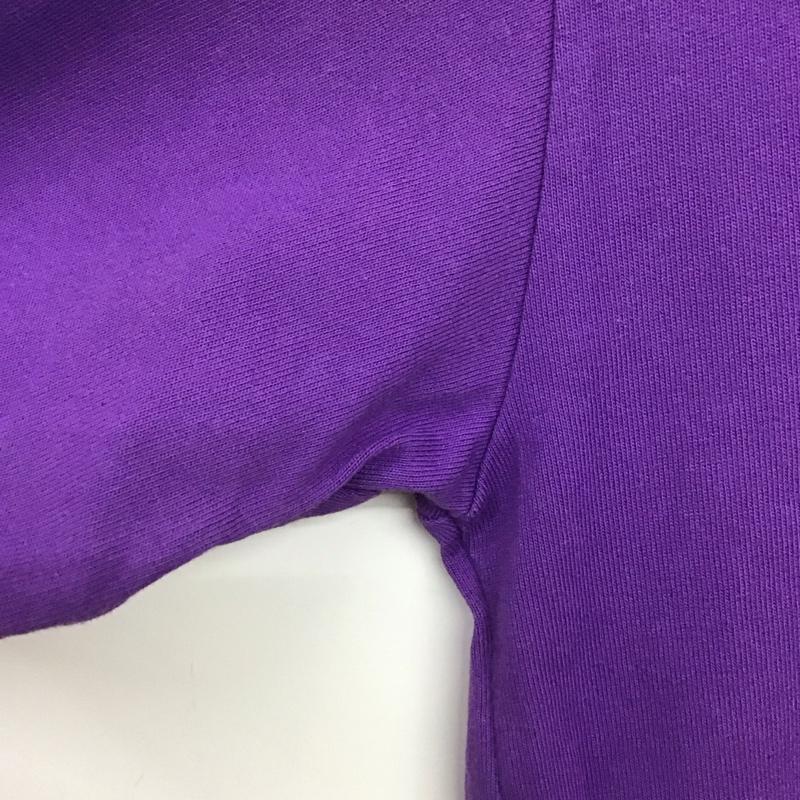 ザノースフェイス THE NORTH FACE カットソー 長袖 nt82034 長袖Tシャツ プリントTシャツ クルーネック M ロゴ、文字 紫 / パープル / purple メンズ USED 古着 中古 10155386