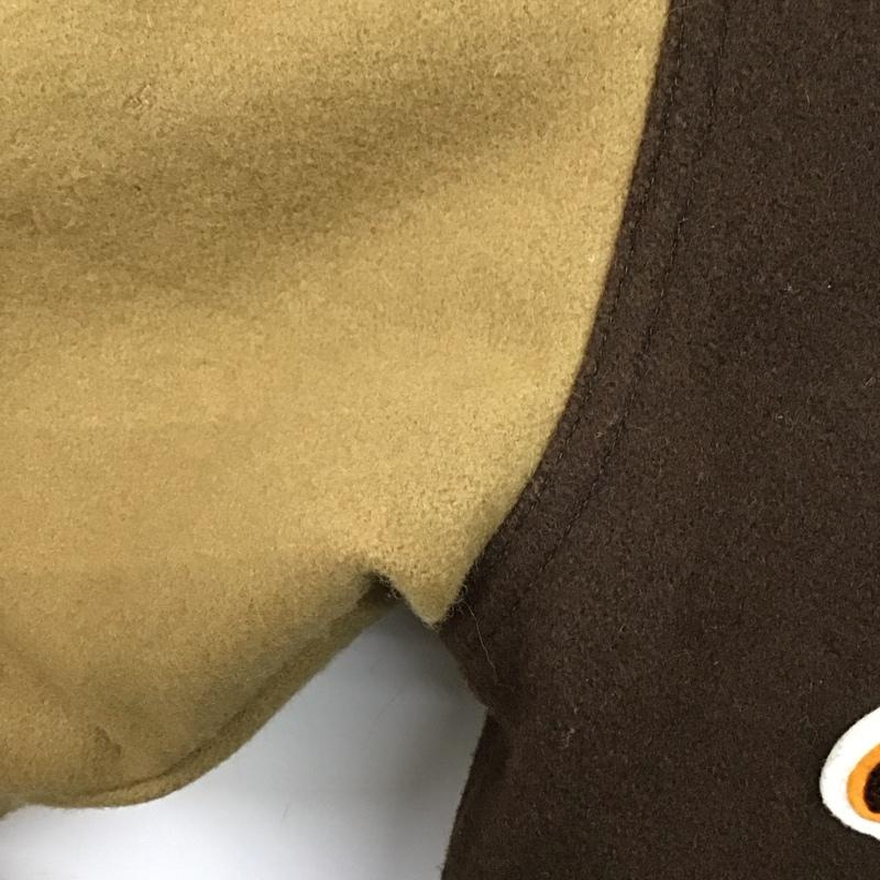 ステューシー STUSSY ジャケット、上着 ジャンパー、ブルゾン スタジャン アウター 前ボタン M ロゴ、文字 茶 / ブラウン / brown メンズ USED 古着 中古 10155387