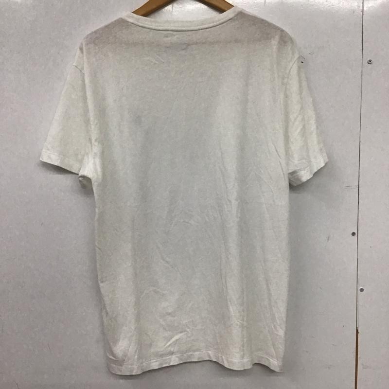 ポロラルフローレン POLO RALPH LAUREN Tシャツ 半袖 半袖カットソー プリントTシャツ クルーネックカットソー L ロゴ、文字 白 / ホワイト / white メンズ USED 古着 中古 10155389