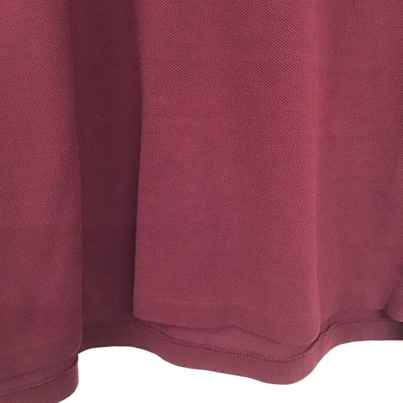 ポロラルフローレン POLO RALPH LAUREN ポロシャツ 半袖 半袖ポロシャツ カラーシャツ 半袖カットソー M ロゴ、文字 えんじ / ワインレッド / dark red メンズ USED 古着 中古 10155390