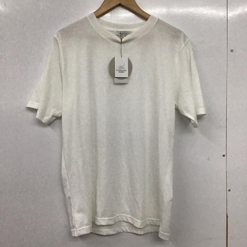 アデイインザライフ ユナイテッドアローズ A day in the life UNITED ARROWS Tシャツ 半袖 半袖カットソー プリントTシャツ クルーネックカットソー M 無地 白 / ホワイト / white メンズ USED 古着 中古 10155393