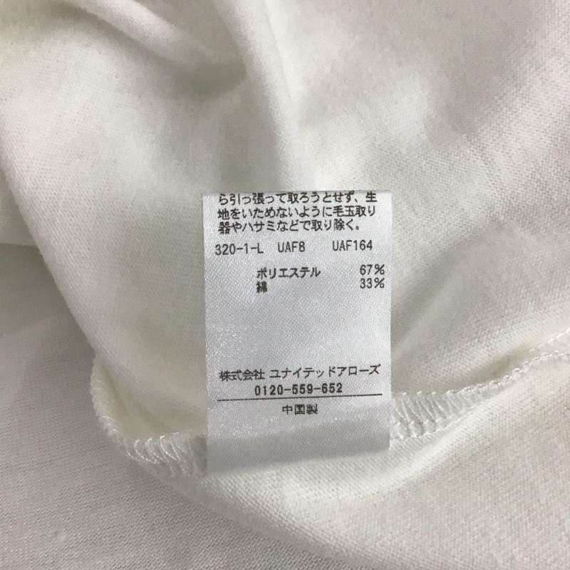 アデイインザライフ ユナイテッドアローズ A day in the life UNITED ARROWS Tシャツ 半袖 半袖カットソー プリントTシャツ クルーネックカットソー M 無地 白 / ホワイト / white メンズ USED 古着 中古 10155393