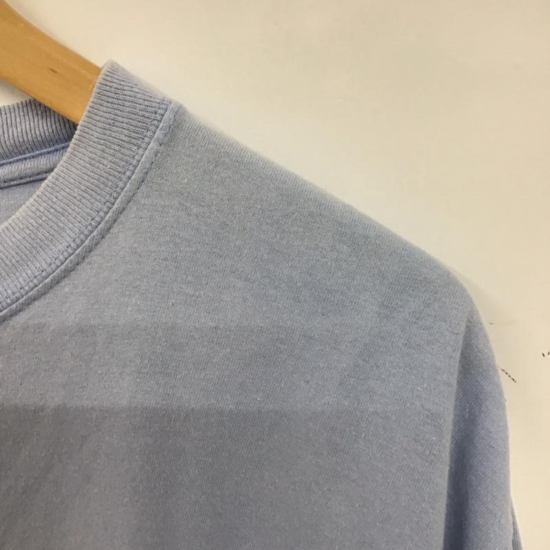 古着 USED Tシャツ 半袖 半袖カットソー プリントTシャツ クルーネックカットソー L ロゴ、文字 水色 / ライトブルー / メンズ USED 古着 中古 10155394