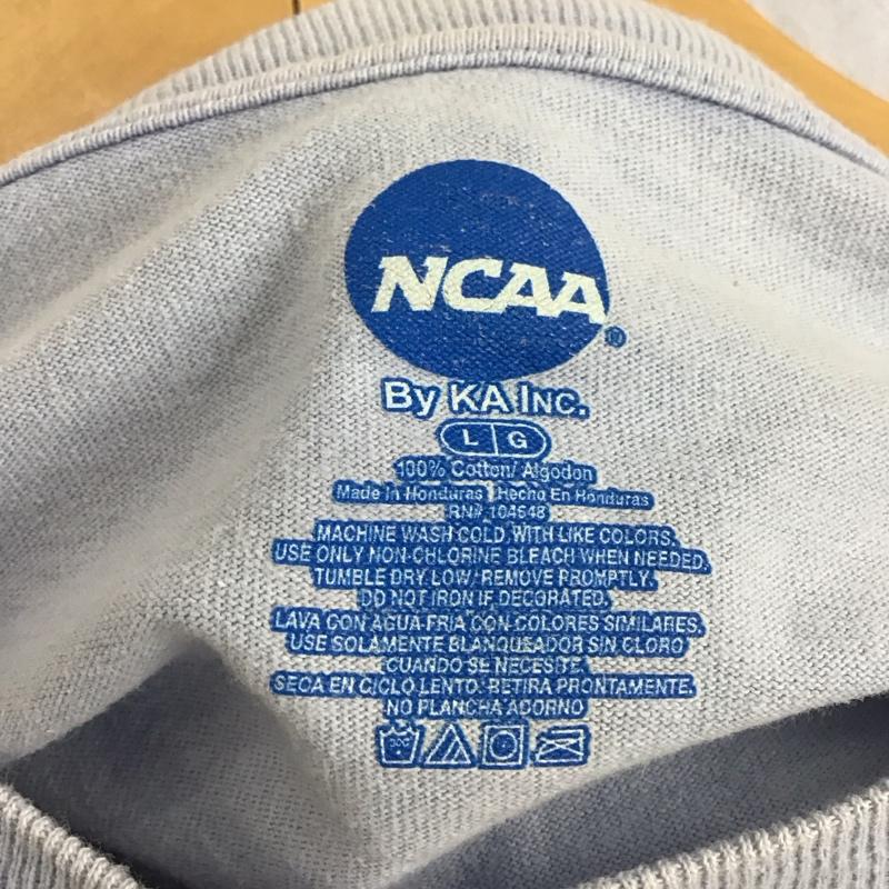 古着 USED Tシャツ 半袖 半袖カットソー プリントTシャツ クルーネックカットソー L ロゴ、文字 水色 / ライトブルー / メンズ USED 古着 中古 10155394