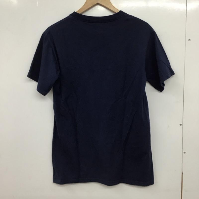 マジェスティック MAJESTIC Tシャツ 半袖 半袖カットソー プリントTシャツ クルーネックカットソー S ロゴ、文字 紺 / ネイビー / navy メンズ USED 古着 中古 10155395