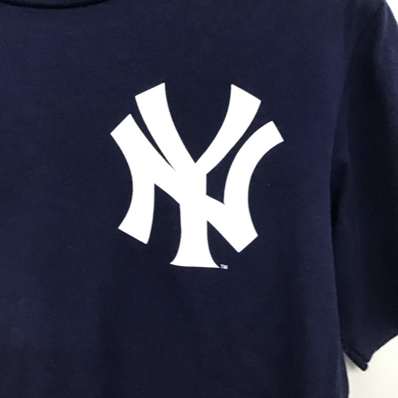 マジェスティック MAJESTIC Tシャツ 半袖 半袖カットソー プリントTシャツ クルーネックカットソー S ロゴ、文字 紺 / ネイビー / navy メンズ USED 古着 中古 10155395