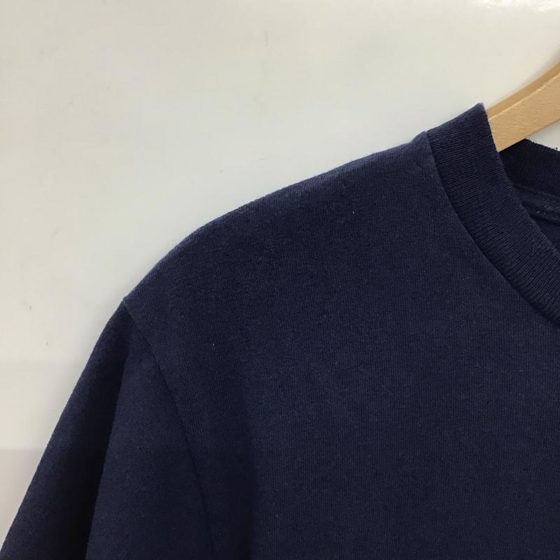 マジェスティック MAJESTIC Tシャツ 半袖 半袖カットソー プリントTシャツ クルーネックカットソー S ロゴ、文字 紺 / ネイビー / navy メンズ USED 古着 中古 10155395