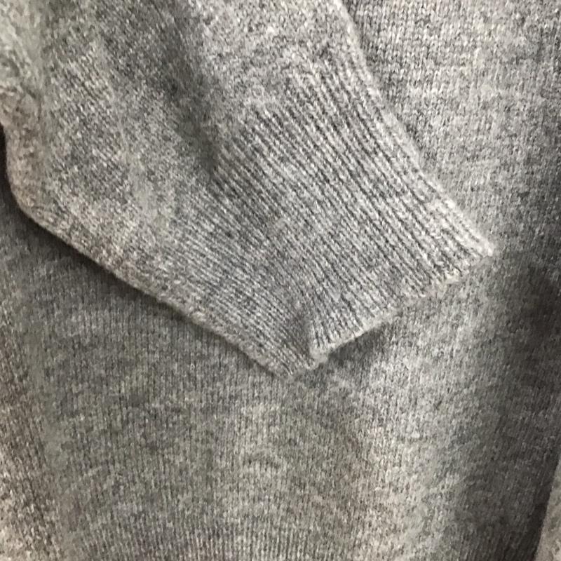 ポロラルフローレン POLO RALPH LAUREN ニット、セーター 長袖 長袖ニットカットソー クルーネック セーター M ロゴ、文字 灰 / グレー / gray メンズ USED 古着 中古 10155396