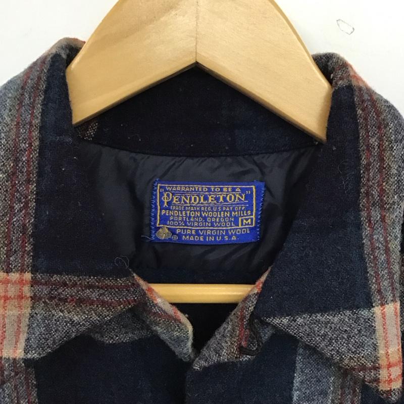 ペンドルトン PENDLETON シャツ、ブラウス 長袖 長袖シャツ チェックシャツ カラーシャツ M チェック マルチカラー / マルチカラー / multicolor メンズ USED 古着 中古 10155397