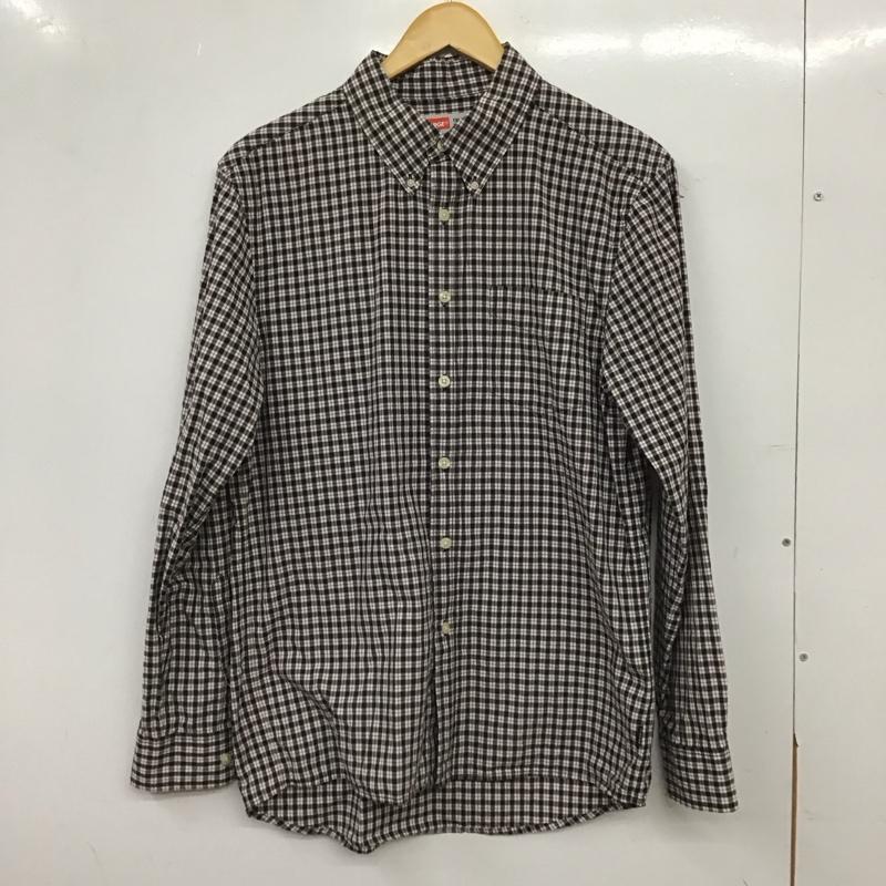 エクストララージ XLARGE シャツ、ブラウス 長袖 長袖シャツ チェックシャツ カラーシャツ ボタンダウンシャツ L チェック マルチカラー / マルチカラー / multicolor メンズ USED 古着 中古 10155401