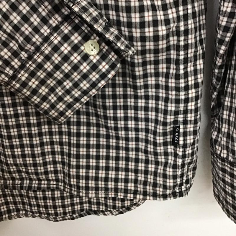 エクストララージ XLARGE シャツ、ブラウス 長袖 長袖シャツ チェックシャツ カラーシャツ ボタンダウンシャツ L チェック マルチカラー / マルチカラー / multicolor メンズ USED 古着 中古 10155401