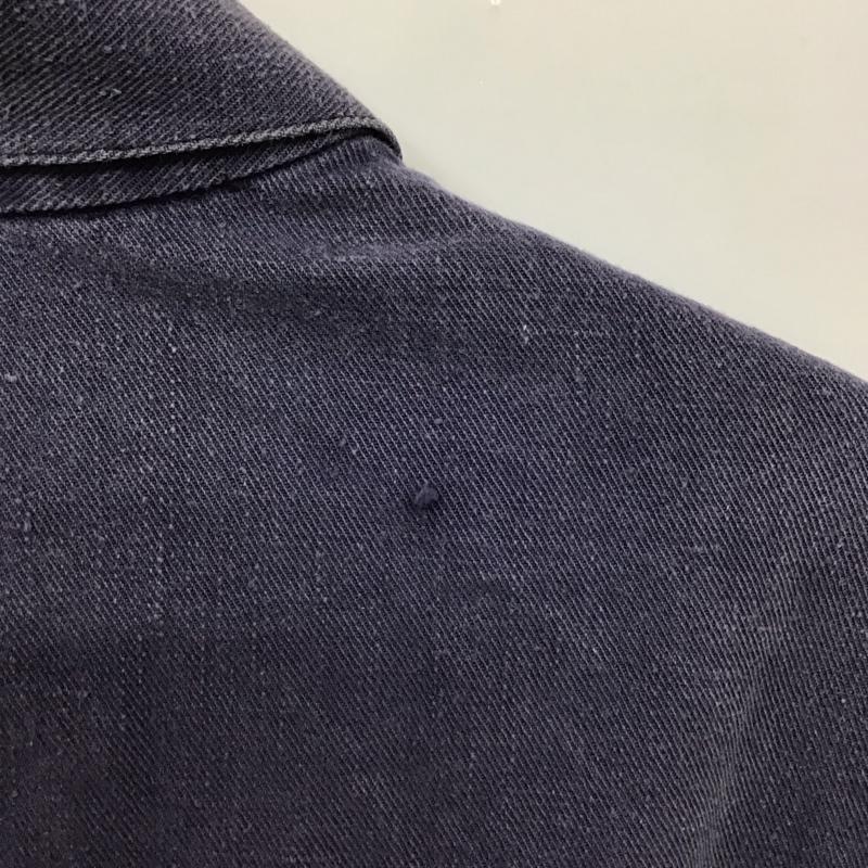 古着 USED ジャケット、上着 ジャンパー、ブルゾン カジュアルジャケット フロントボタン 無地 紺 / ネイビー / navy メンズ USED 古着 中古 10155405