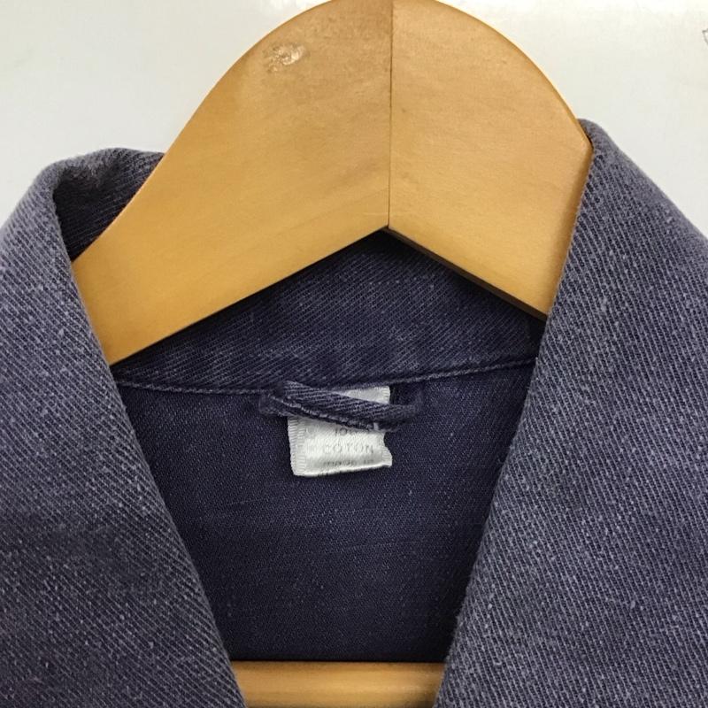 古着 USED ジャケット、上着 ジャンパー、ブルゾン カジュアルジャケット フロントボタン 無地 紺 / ネイビー / navy メンズ USED 古着 中古 10155405