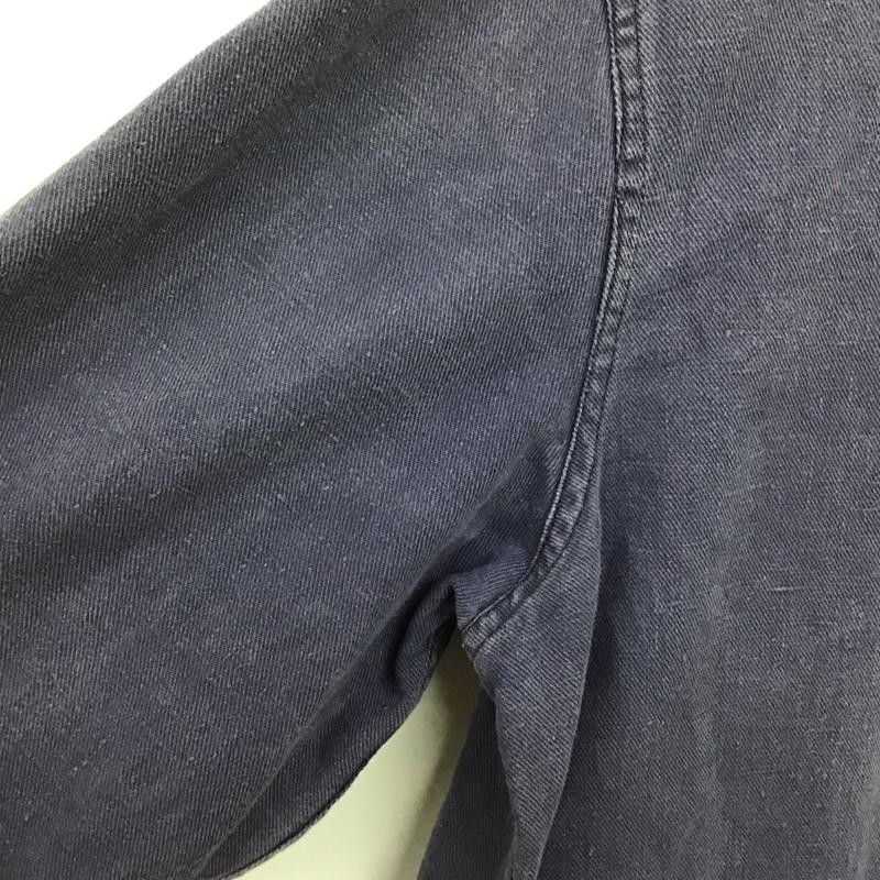 古着 USED ジャケット、上着 ジャンパー、ブルゾン カジュアルジャケット フロントボタン 無地 紺 / ネイビー / navy メンズ USED 古着 中古 10155405