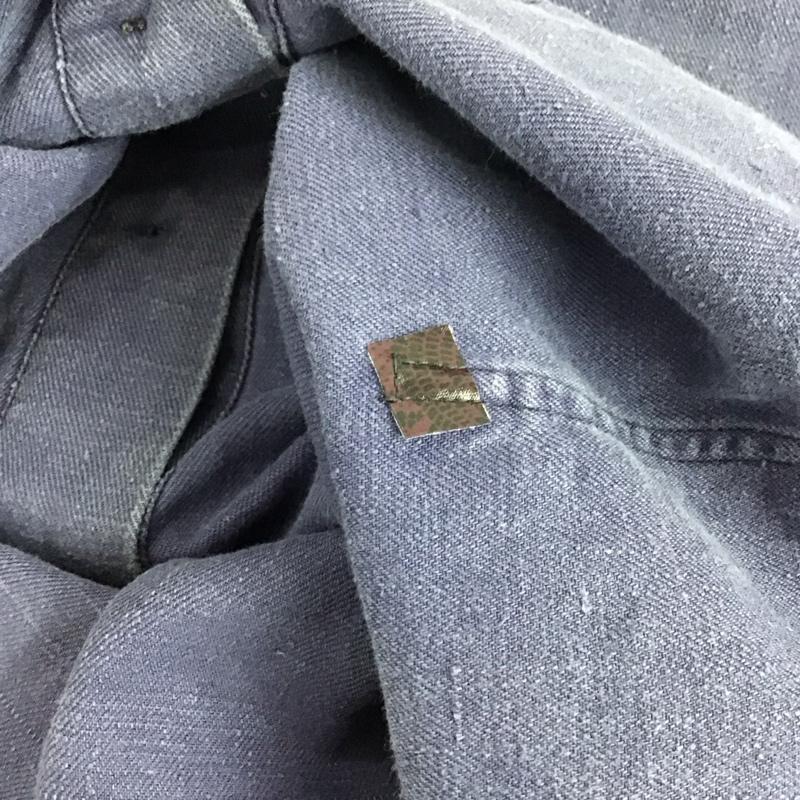 古着 USED ジャケット、上着 ジャンパー、ブルゾン カジュアルジャケット フロントボタン 無地 紺 / ネイビー / navy メンズ USED 古着 中古 10155405