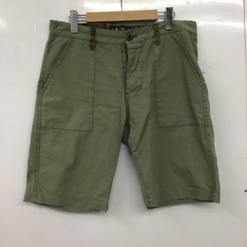 バル BAL パンツ ショートパンツ ショートパンツ ハーフパンツ カジュアルパンツ L ロゴ、文字 カーキ / カーキ / khaki メンズ USED 古着 中古 10155409