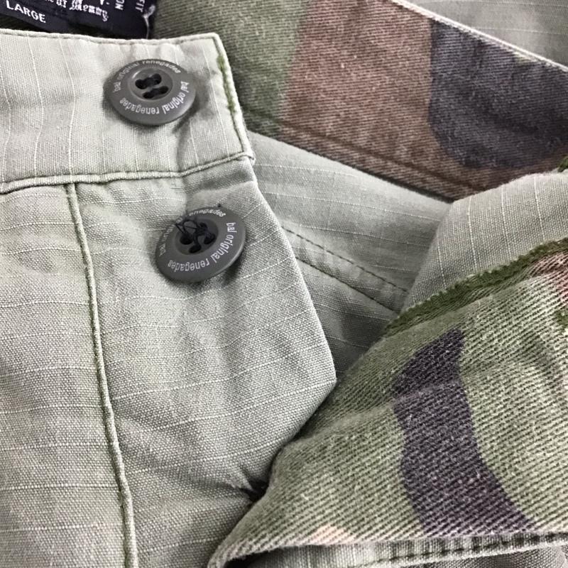 バル BAL パンツ ショートパンツ ショートパンツ ハーフパンツ カジュアルパンツ L ロゴ、文字 カーキ / カーキ / khaki メンズ USED 古着 中古 10155409