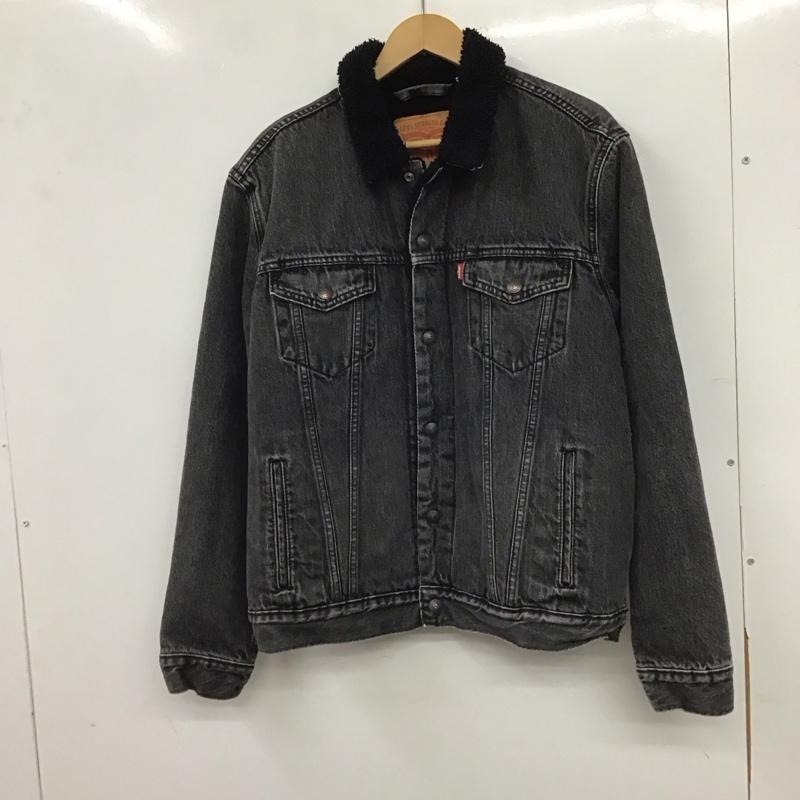 リーバイストラウスアンドコー Levi Strauss & co. ジャケット、上着 ジャンパー、ブルゾン デニムジャケット Gジャン アウター カジュアルジャケット M 無地 ダークグレー / ダークグレー / メンズ USED 古着 中古 10155411