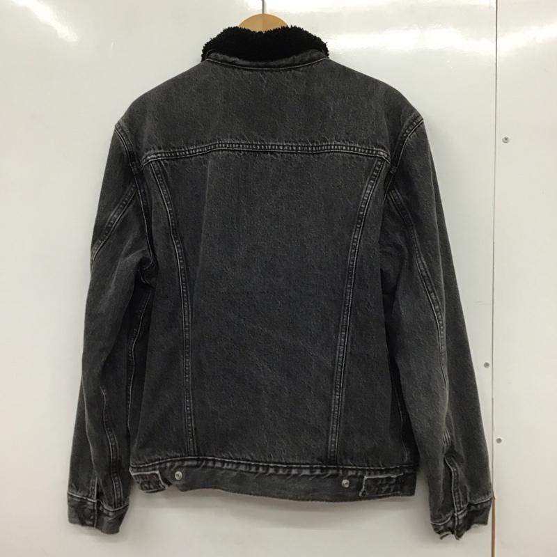 リーバイストラウスアンドコー Levi Strauss & co. ジャケット、上着 ジャンパー、ブルゾン デニムジャケット Gジャン アウター カジュアルジャケット M 無地 ダークグレー / ダークグレー / メンズ USED 古着 中古 10155411