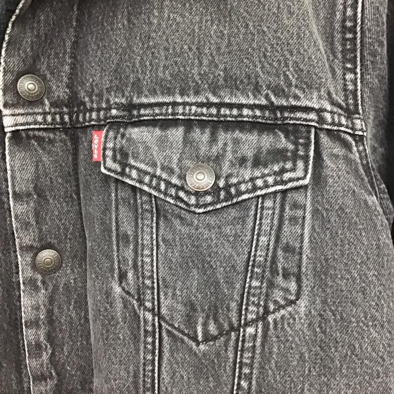 リーバイストラウスアンドコー Levi Strauss & co. ジャケット、上着 ジャンパー、ブルゾン デニムジャケット Gジャン アウター カジュアルジャケット M 無地 ダークグレー / ダークグレー / メンズ USED 古着 中古 10155411